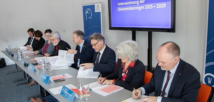 Unterzeichnung Zielvereinbarungen 2025